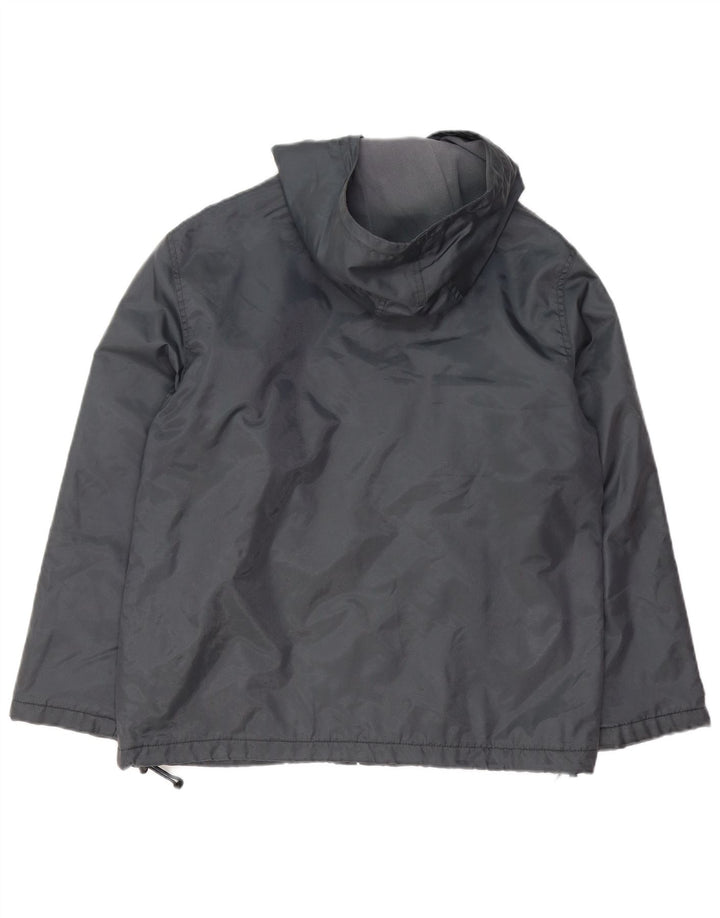 Gas Herren-Windbreakerjacke mit Kapuze, klein, grau, Polyester
