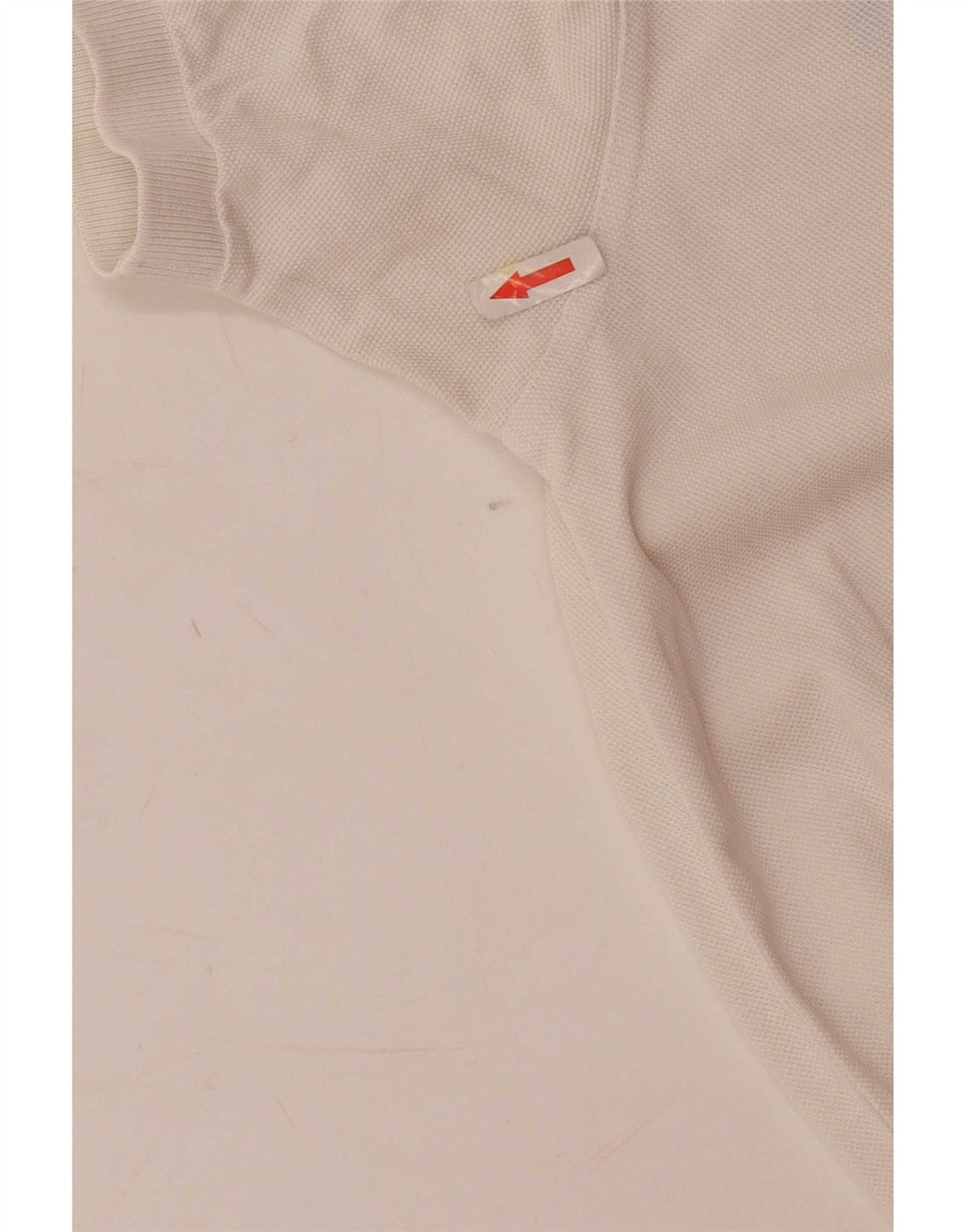 Fred Perry Herren-Poloshirt, Größe S, weiße Baumwolle