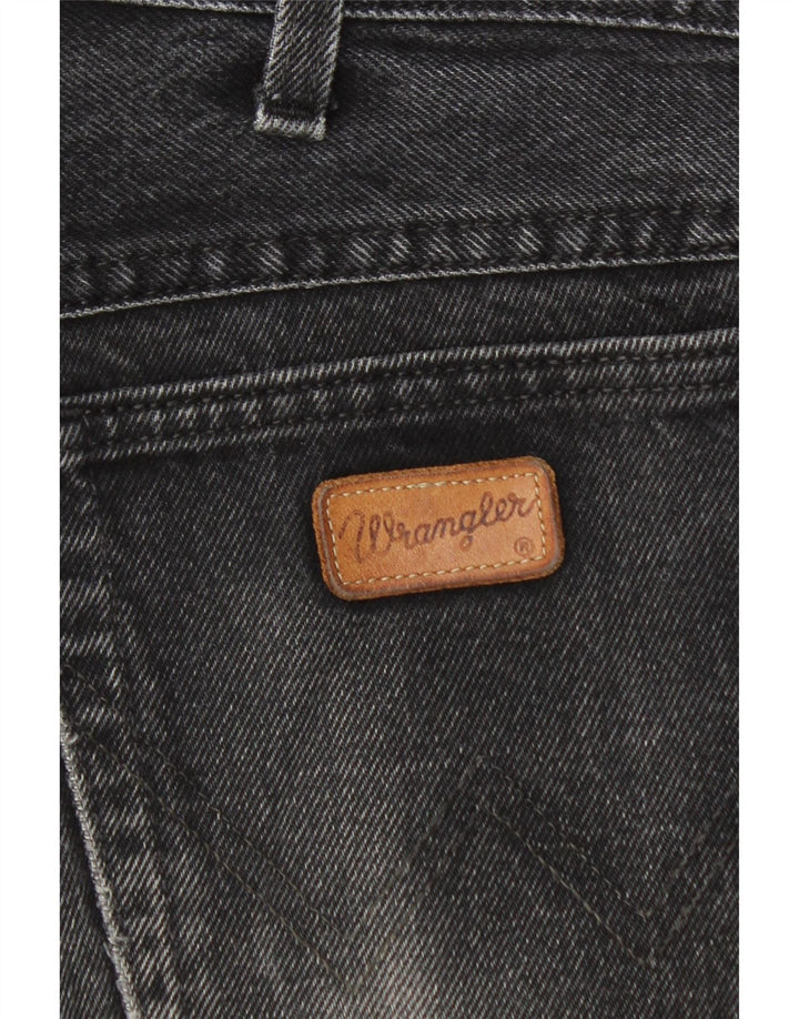 Wrangler Herren Straight Jeans W30 L30 Schwarz