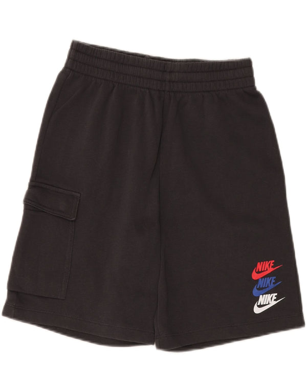 NIKE Jungen Graphic Sport Shorts 13–14 Jahre XL, schwarze Baumwolle