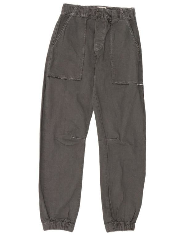 Zara Jogger-Chinohose für Jungen, 11–12 Jahre, W24 L26, graue Baumwolle
