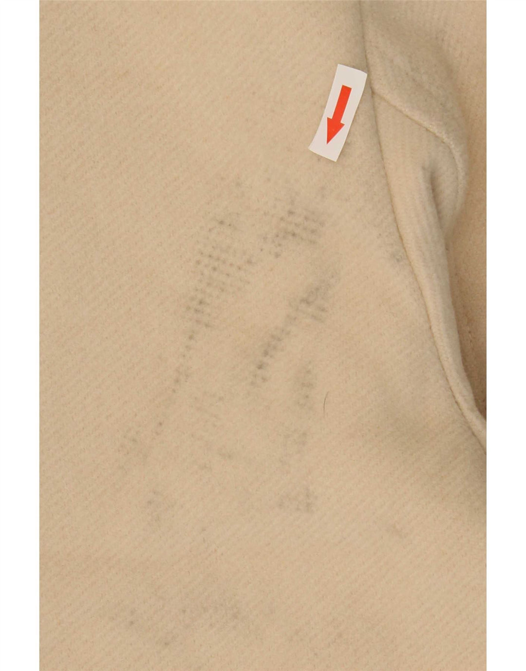Zara Damen Übergroßer Mantel UK 16 Large Beige Polyester