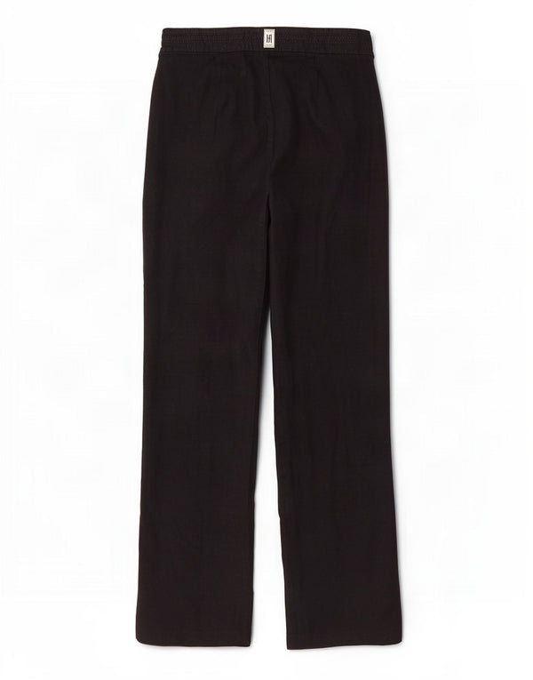 Marks & Spencer Damen-Freizeithose mit weitem Bein, UK 14, Größe L W32 L32, Schwarz
