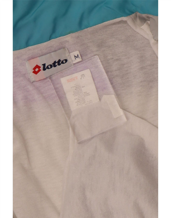 Lotto Herren-Trainingsanzug-Top-Jacke, mittelgroß, mehrfarbig, Farbblock-Retro