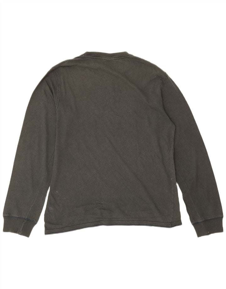 Levi's Herren-Oberteil mit Grafik, langärmelig, groß, aus grauer Baumwolle