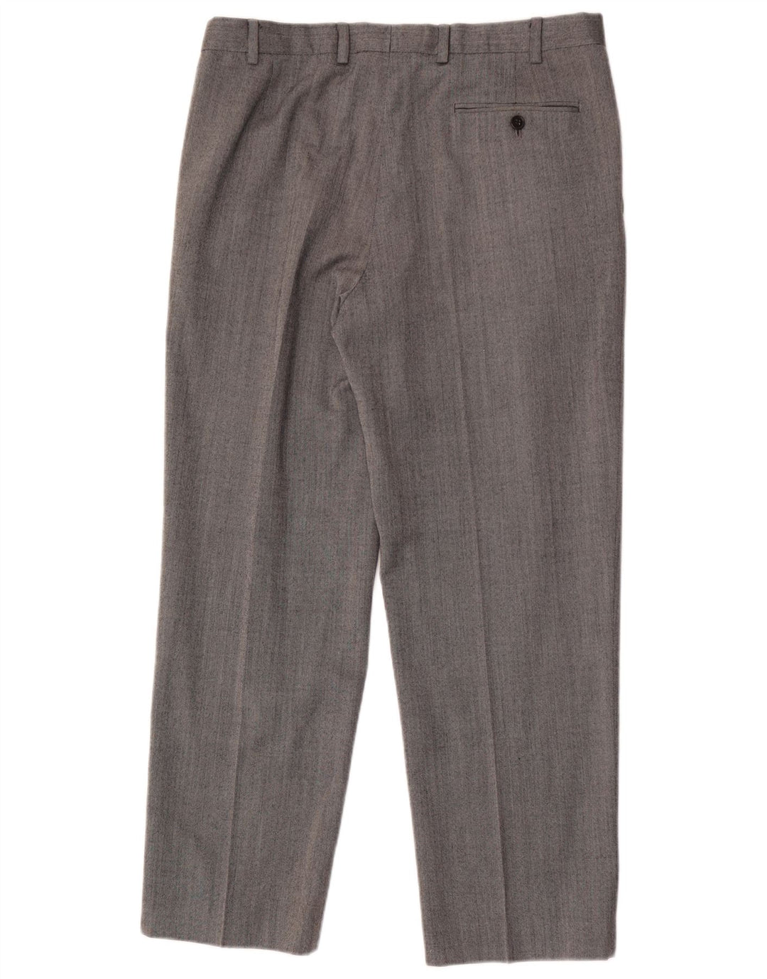 Marks & Spencer Performance-gerade Anzughose für Herren, W34, L29, graue Wolle