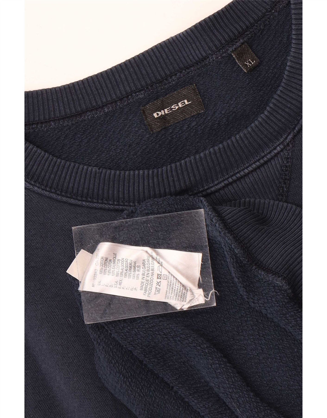 Diesel Herren Graphic Sweatshirt Pullover XL Marineblau