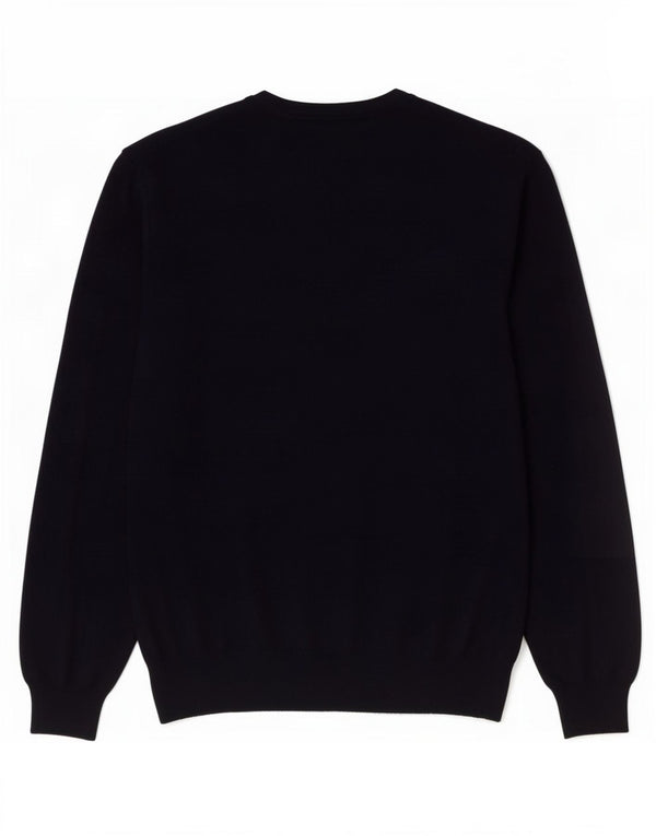 Polo Ralph Lauren Mens Crew Neck Jumper Sweater Medium Navy Blue