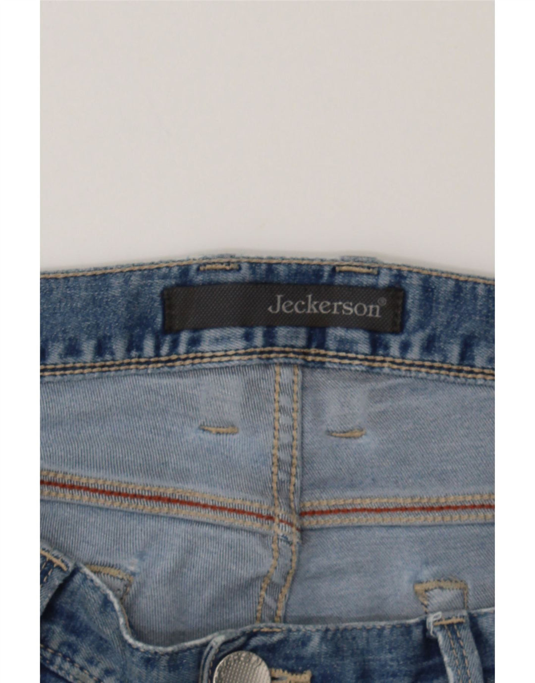 JECKERSON Mens Slim Jeans W34 L29 Blue Cotton Vintage Jeckerson and Second-Hand Jeckerson from Messina Hembry 