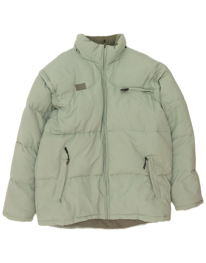 Fila Herren Wattierte Jacke UK 44 2XL Grün Polyester