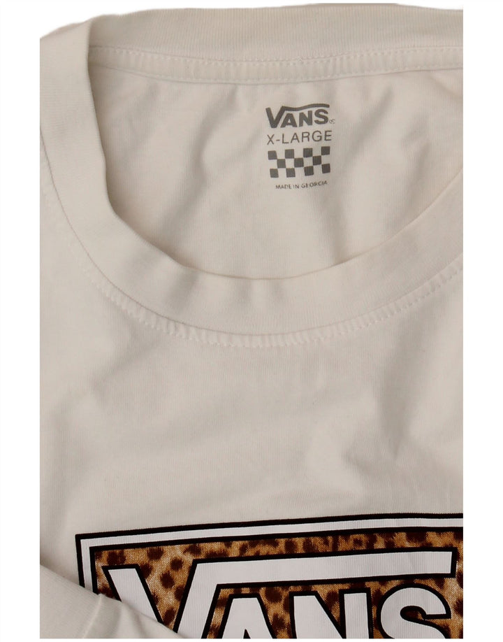 Vans Herren Graphic Top Langarm XL Weiß