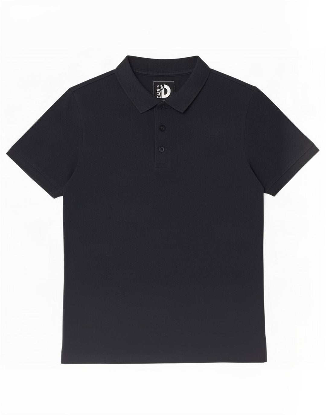 Dack's Herren-Poloshirt, groß, marineblau, Baumwolle