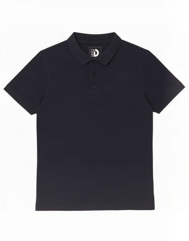 Dack's Herren-Poloshirt, groß, marineblau, Baumwolle