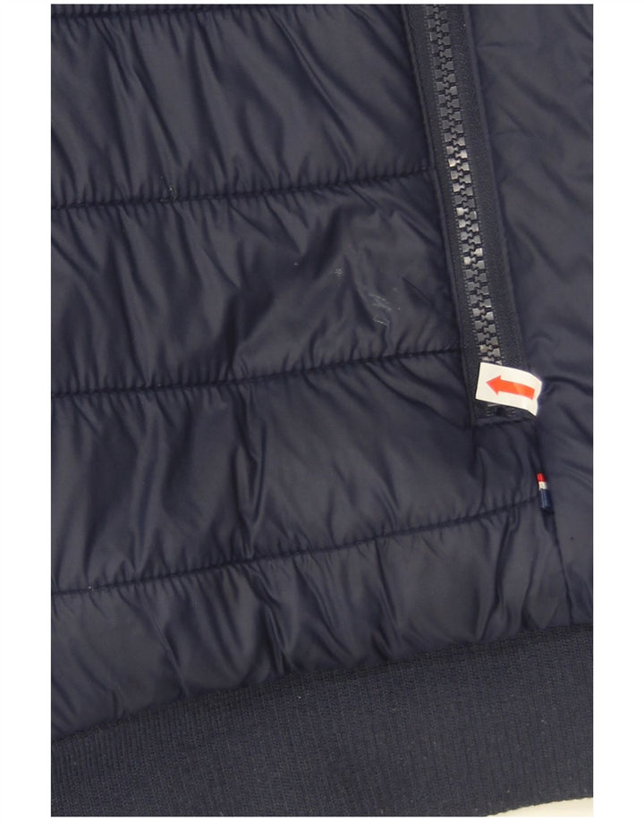 U.S. Polo Assn. Wattierte Herrenjacke UK 38 Medium Marineblaues Nylon