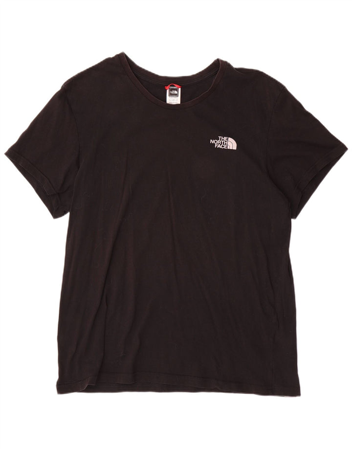The North Face Herren T-Shirt Top Large Schwarz Baumwolle