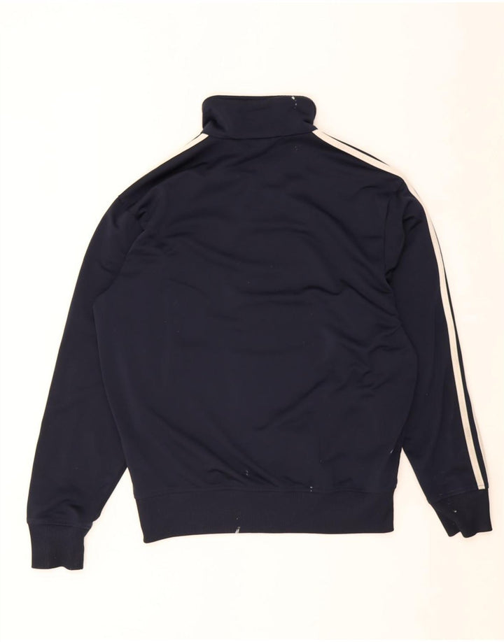 ADIDAS Herren-Trainingsanzug-Top-Jacke, mittelgroß, marineblau, Polyester