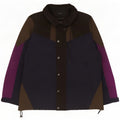 Zara Herren-Windbreaker-Jacke, UK 40, groß, Marineblau, Farbblock