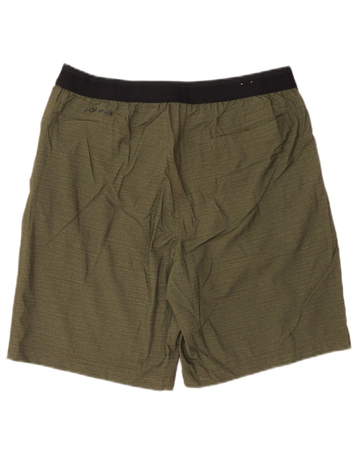 Columbia Herren Sportshorts Medium Khaki Colourblock Polyester