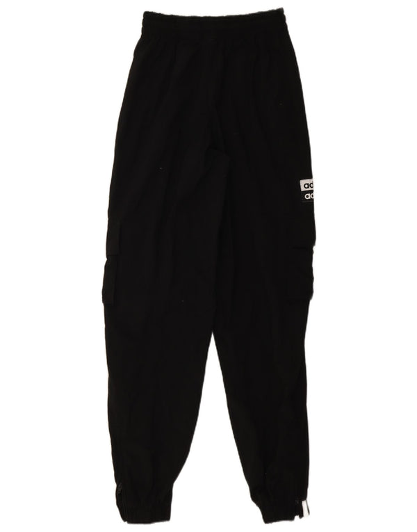 Adidas Damen Graphic Cargo Trainingshose Jogger UK 6 XS Schwarz Nylon