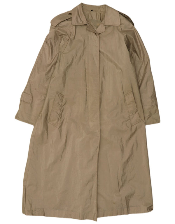 Nuage Damen Übergroßer Regenmantel UK 12 Medium Gold Polyester