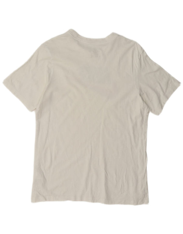 Nike Herren-T-Shirt mit Grafik, mittelweiße Baumwolle