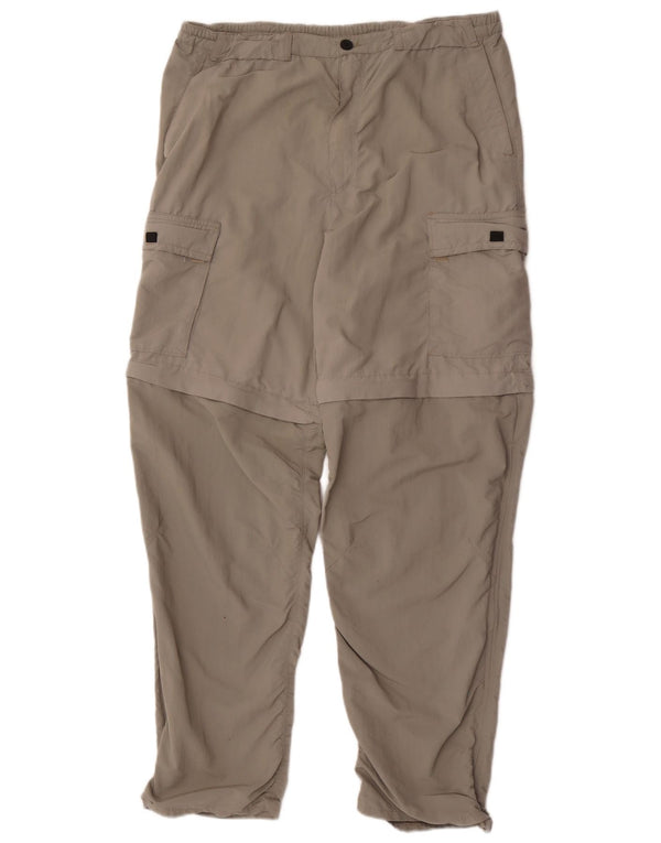 Rohan Mens Straight Cargo Trousers Medium W32 L30 Khaki Polyamide