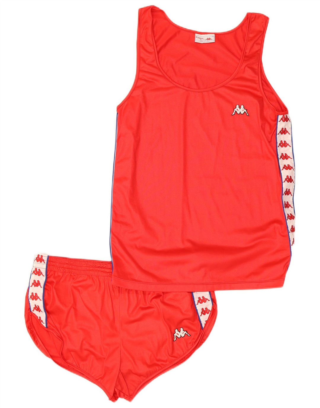 Kappa Womens Graphic 2-teiliges Set IT 46 Large Red Colourblock Polyamid