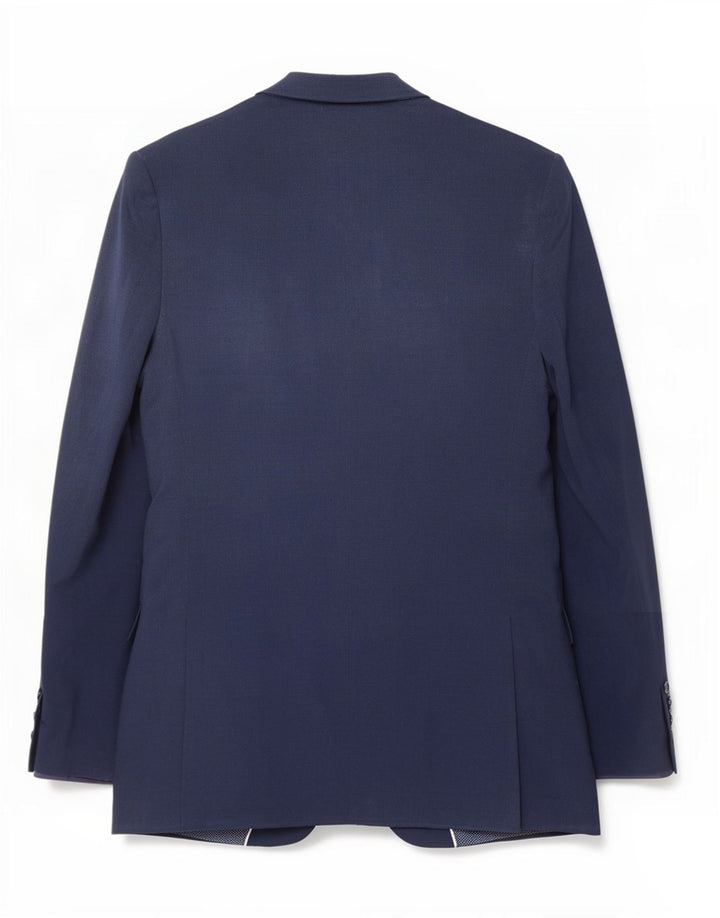 Marks & Spencer Herren-Blazer mit 2 Knöpfen, UK 38, mittelmarineblaue Wolle