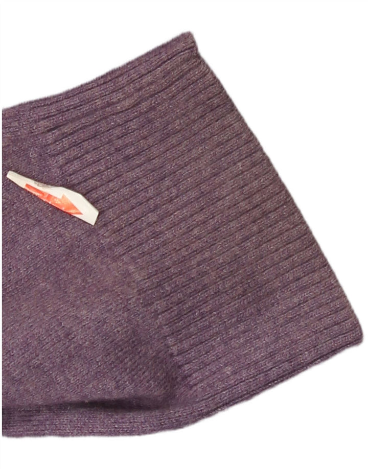 Fat Face Herren-Pullover mit Reißverschluss am Hals, groß, aus Baumwolle, Lila