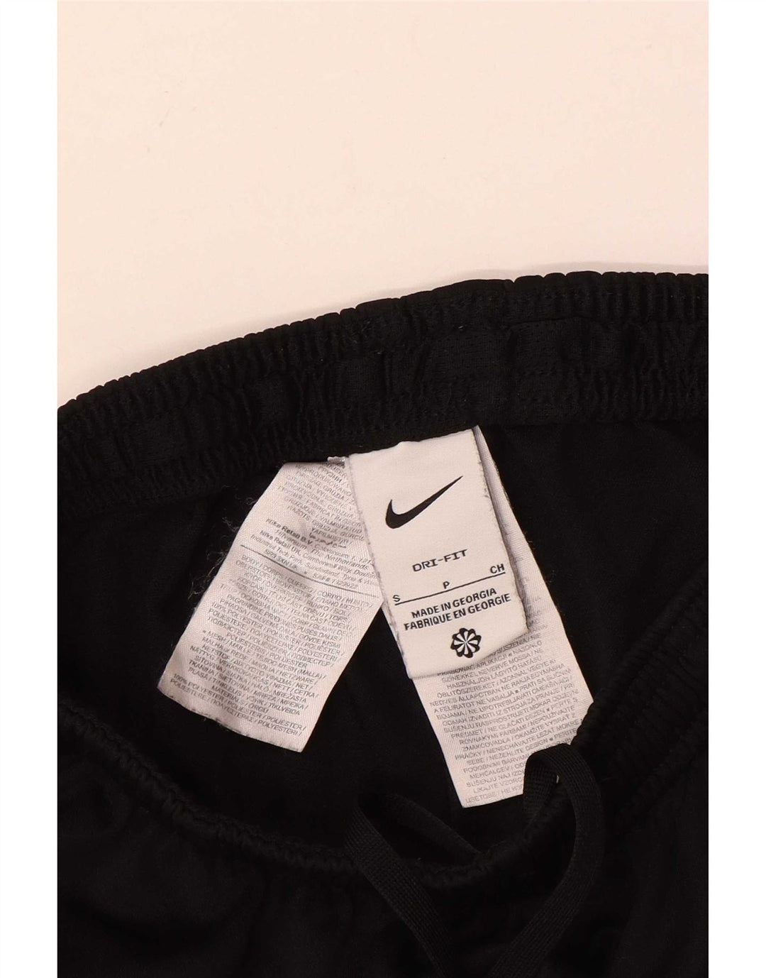 Nike Herren Dri Fit Trainingshose, Größe S, Schwarz, Colourblock-Polyester