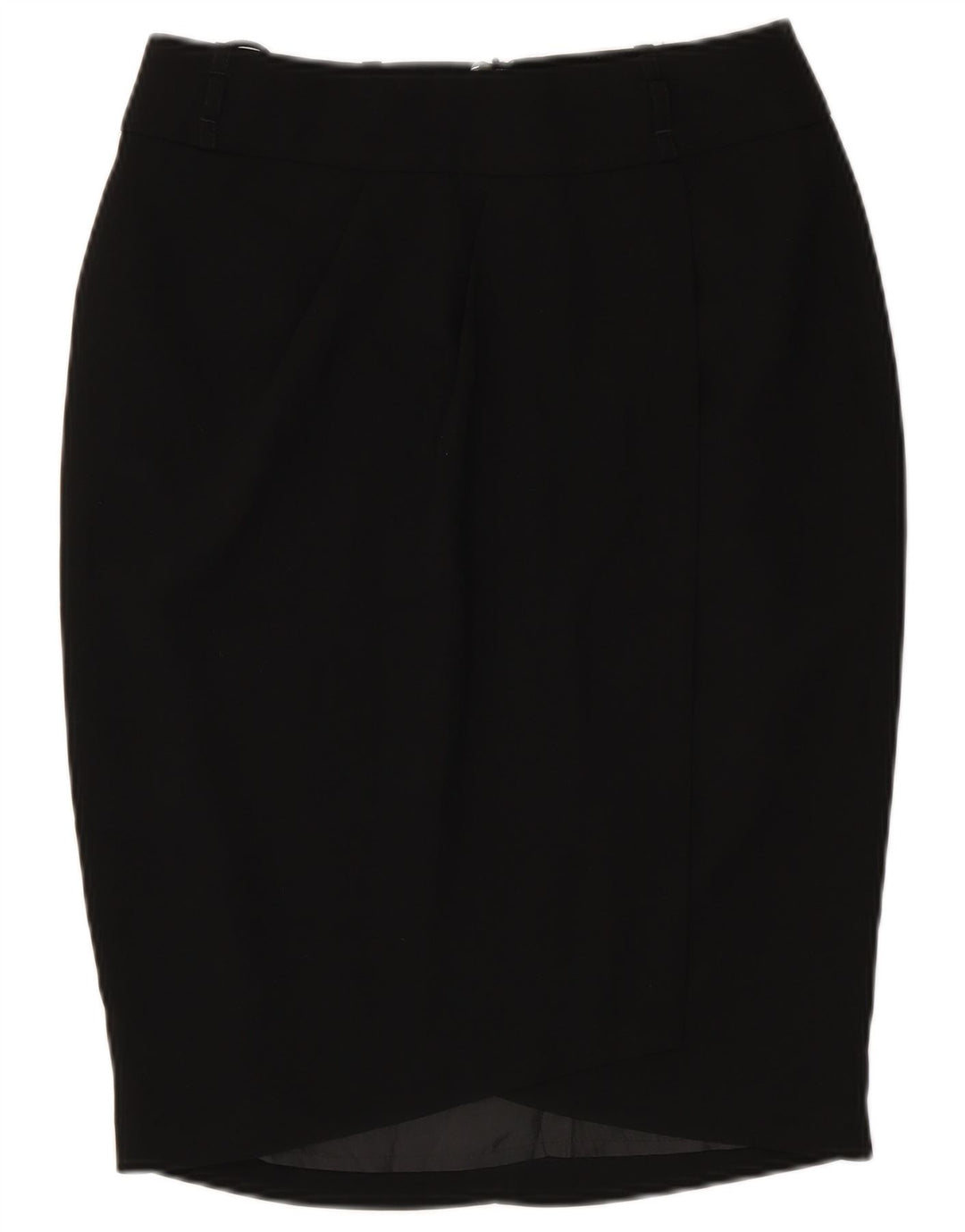 Marks & Spencer Damen Bleistiftrock UK 12 Medium W30 Schwarz Polyester