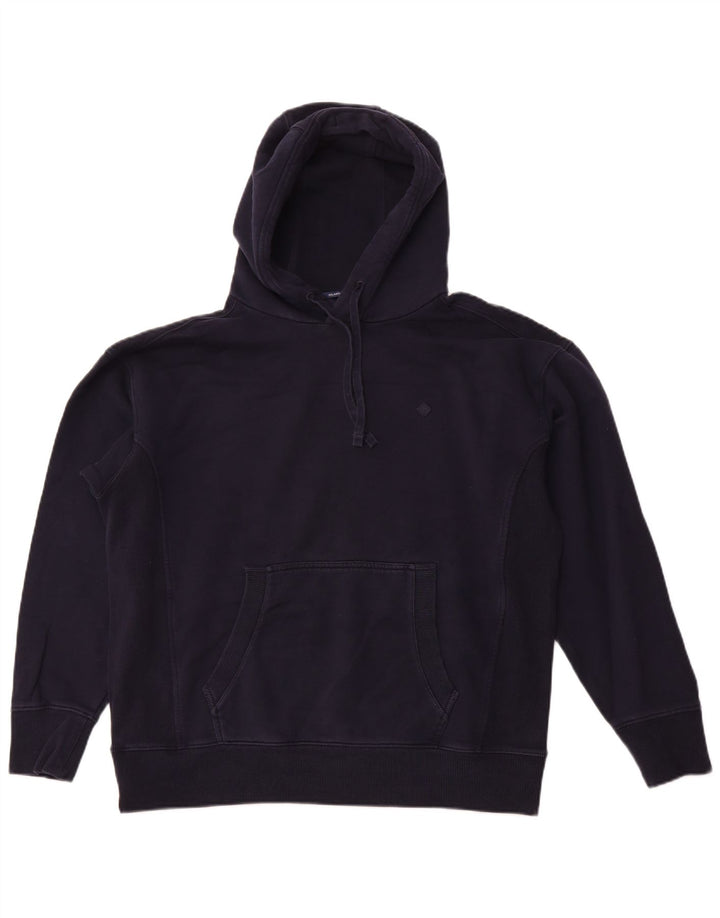 GANT Herren Relaxed Fit Hoodie Pullover XL Marineblau Baumwolle