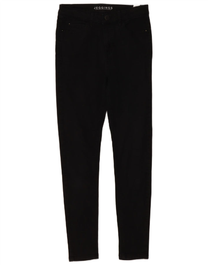 Marks & Spencer Damen Jegging-Jeans UK 12 Medium W32 L31 Schwarze Baumwolle