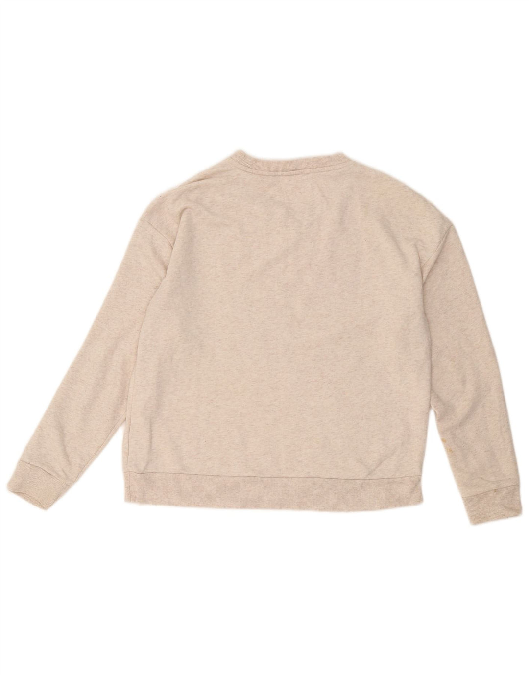 Marks & Spencer Damen Sweatshirt Pullover UK 16 Large Off White Floral