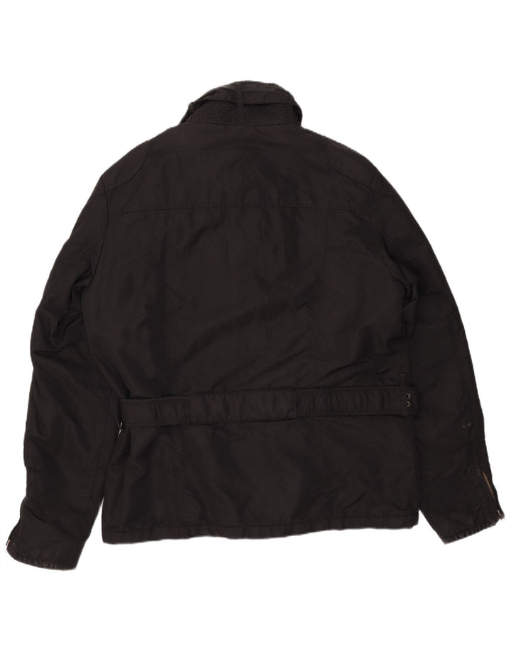 Scotch & Soda Herren Utility Jacke UK 42 XL Schwarz Nylon