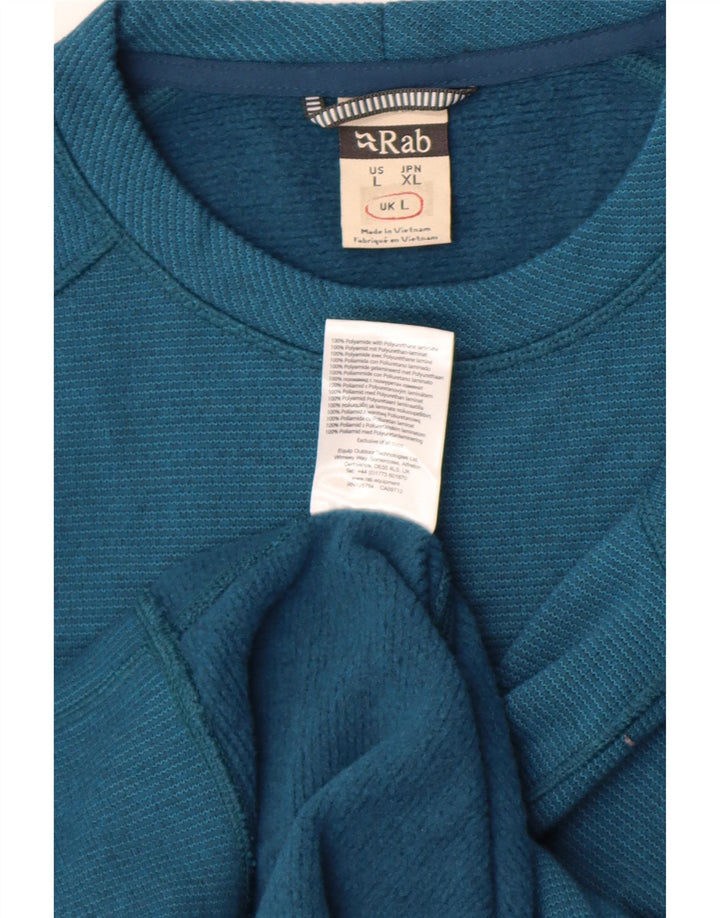 Rab Herren-Sweatshirt, Pullover, groß, blau, Polyester