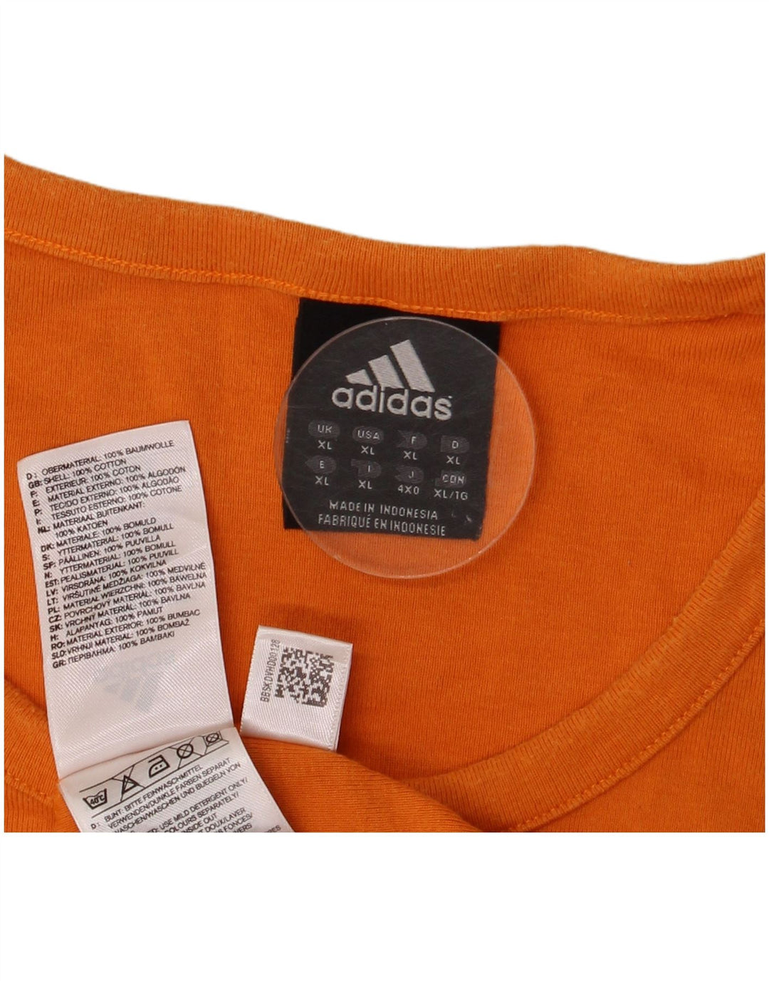 Adidas Herren Graphic Vest Top XL Orange Baumwolle