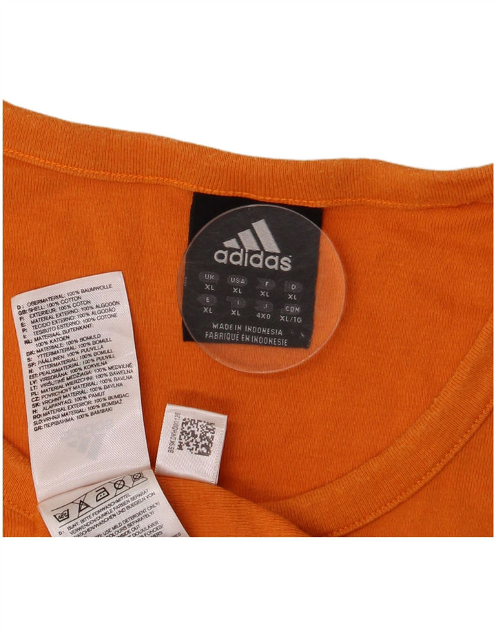 Adidas Herren Graphic Vest Top XL Orange Baumwolle