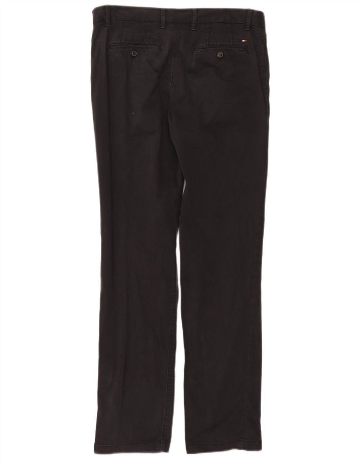 Tommy Hilfiger Herren gerade Chinohose W34 L31 graue Baumwolle
