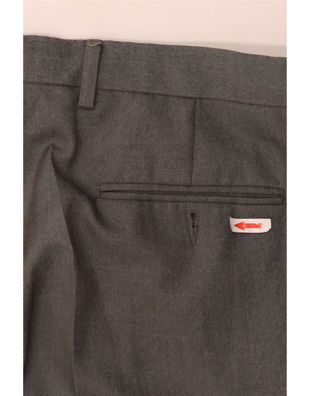 Marks & Spencer Herren-Anzughose mit Pegged-Anzug, W36, L31, graues Polyester