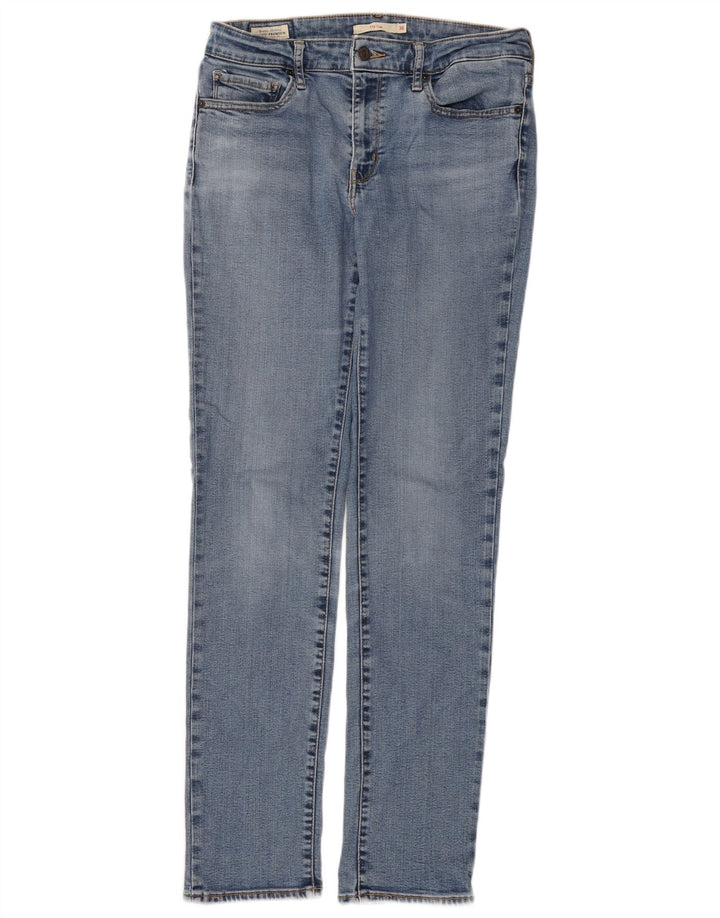 Levi's Damen 712 Slim Jeans W30 L32 Blaues Lyocell
