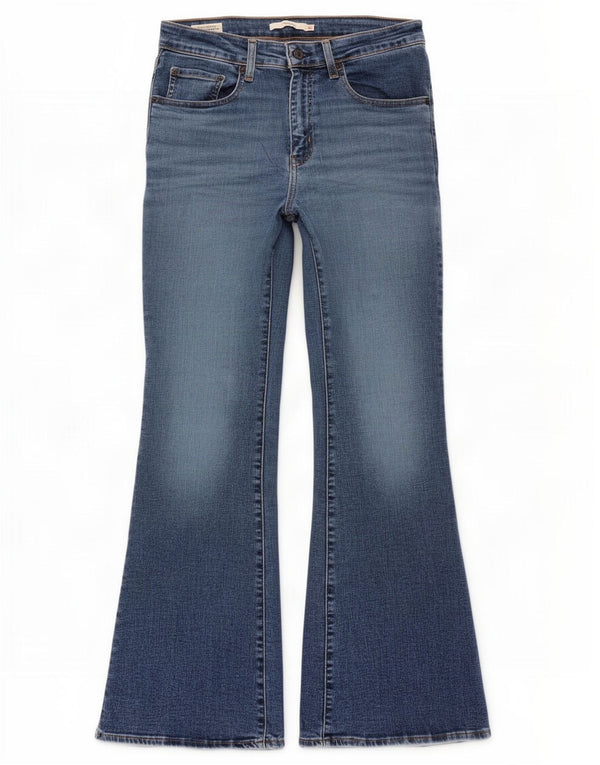 Levi's Damen 726 Flared Jeans W30 L30 Blaue Baumwolle