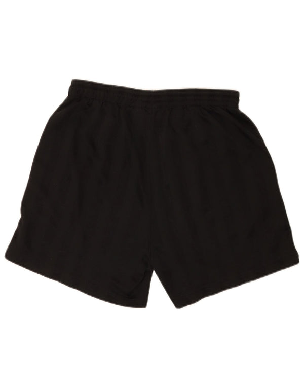 Nike Herren-Sportshorts, mittelgroß, schwarzes Nadelstreifen-Polyester