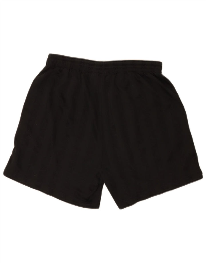 Nike Herren-Sportshorts, mittelgroß, schwarzes Nadelstreifen-Polyester