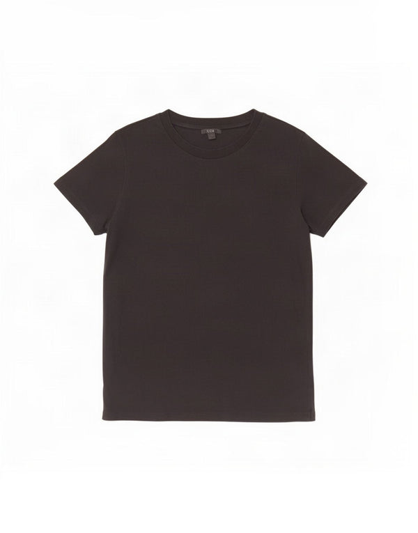 Cos Herren T-Shirt Top Medium Schwarz Baumwolle