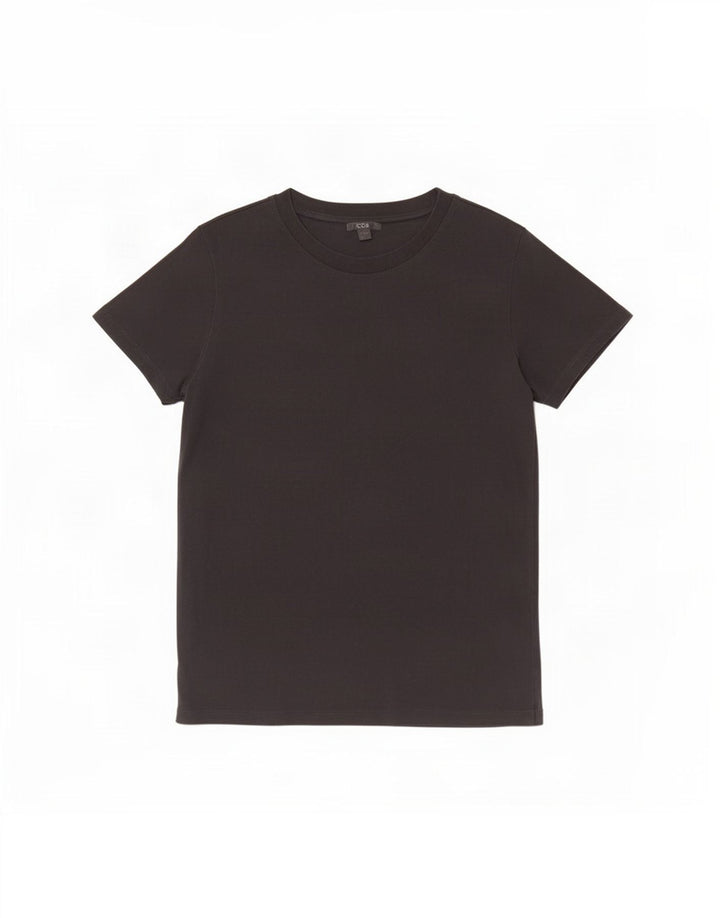 Cos Herren T-Shirt Top Medium Schwarz Baumwolle