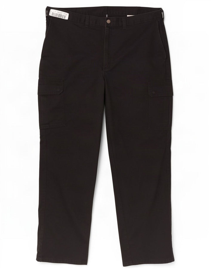 Dickies Gerade Herren-Cargohose W42 L32 Schwarzes Polyester