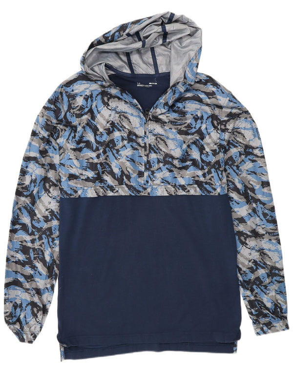 Under Armour Herren-Kapuzenpullover mit Reißverschluss, klein, marineblau, Camouflage-Baumwolle
