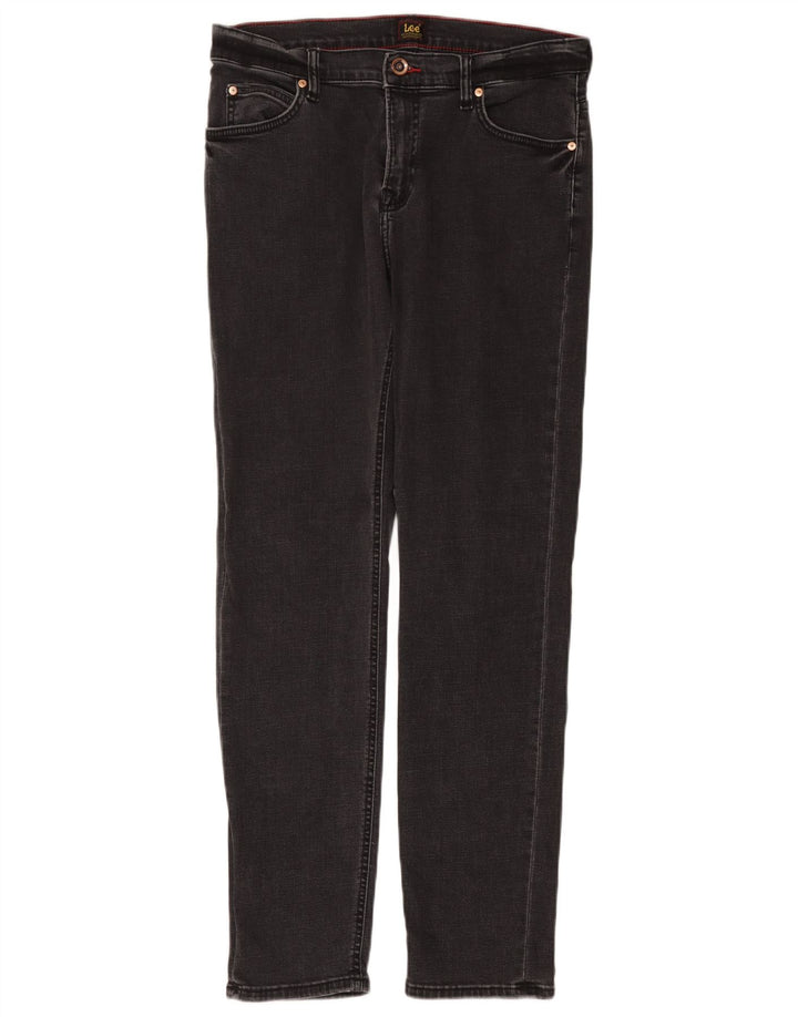 LEE Herren Rider Straight Jeans W32 L32 Graue Baumwolle