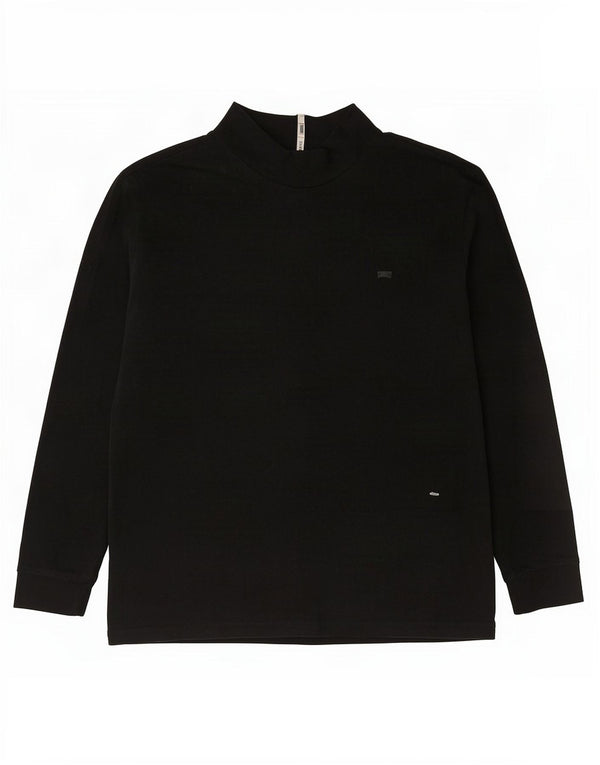 Carrera Damen Top Langarm UK 18 XL Schwarz Baumwolle